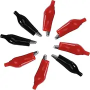 Anneome 20pcs Alligator Clip Jumper Cables Test Mini Clamps Terminals Alligators Clips Battery Clip Plug Electrical Clamp