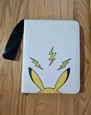 Pokemon Art Pikachu Trading Card Binder Holder Case Album Book Sheets Fits 440