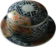 NAMOARLY Ceramic Stew Pot Soup Bowl Kitchen Tableware Multi-use Steaming Bowl Safe for Home Restaurant