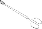 Abaodam 5Pcs Charcoal Scissor Tongs Durable Chromium Plated BBQ Tool Compact Firewood Clamps for Easy Grilling and Barbecue for Logs and Coals for Barbecue Lovers