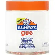Elmer's Gue Premade Slime Jar Glassy Clear 237mL