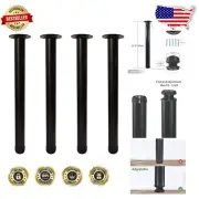 Sturdy 60cm Metal Desk Legs with Adjustable Height - Perfect for Custom Tables