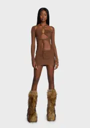 Mocha High Infidelity Skirt Set