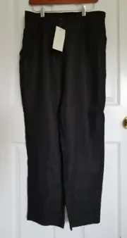 New women Masai pure linen pull on pants. SzL RT$180