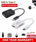 Type-C Card Reader SD MicroSD TF OTG HUB For Samsung Galaxy A54 A34 M14 USB-C