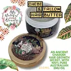 CHEBE & TALLOW HAIR BUTTER Chebe Powder, Beef Tallow, Emu Oil, Rosemary oil