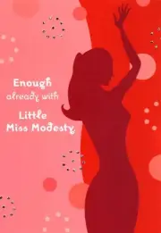 Happy Birthday Girl Silhouette Shape Modesty Red Aids Hallmark Greeting Card