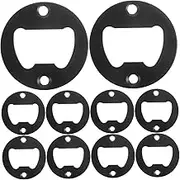 MAGICLULU Bottle Opener Inserts 10pcs Beer Opener Making Parts Craft Tool Unique Shape for Travelers