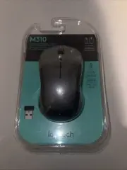 Logitech - M310 Wireless Optical Ambidextrous Mouse - Black - Brand New SEALED
