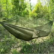 2 Person Travel Outdoor Hammock With Mosquito Net Camping Swing Hanging Bed