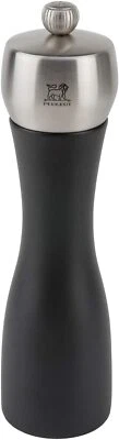 Peugeot Fidji 8.25 Inch Salt Mill, Black Matte