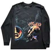 Travis Scott Utopia Circus Maximus 2023 Tour L/S shirt Black Sweatshirt
