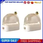 220V Egg Cooker 2 Eggs Capacity Food Processor for Home Dormitory (White)