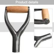Sturdy Iron Shovel Handle Comfortable Grip Suitable for Digging and Raking