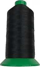 EZ-Xtend Boat Zipper Polyester Thread - UV Resistant, Heavy Duty, Marine Grade - Black, 8 oz Spool