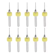 1/8" Shank 0.7mm Tungsten Carbide CNC Engraving Micro PCB Drill Bits Set 10 Pcs