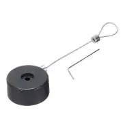 Retractable Remote Control Lock,for TV,DVD,Cup 1Set Black 35.43"
