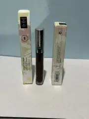 2x Clinique Pop Plush Creamy Lip Gloss 01 Black Honey Pop - 0.11 oz / 3.4 ml