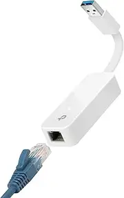 TP-Link USB 3.0 to 10/100/1000 Gigabit Ethernet LAN Network Adapter with Foldable Cord Design for Apple MacBook Surface Pro XPS Laptop Ultrabook Chromebook PC Mac and More (UE300) | AU Version |