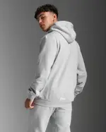 Aspire Zip Hoodie, 2XU, S, Grey Marle/White, Male