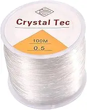 0.5mm Clear Bead Cord Crystal Elastic Stretchy Bracelet String for Jewelry Making Necklace Bracelet Beading Thread 0.5mm