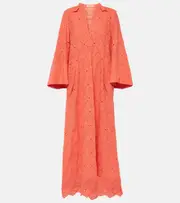 [Dorothee Schumacher] Dorothee Schumacher Generous Gaze broderie anglaise kaftan AU 16 red