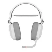 CORSAIR HS80 RGB DOLBY ATOMS HYPER FAST SLIPSTREAM WIRELESS GAMING HEADSET IN WHITE CA-9011236-AP