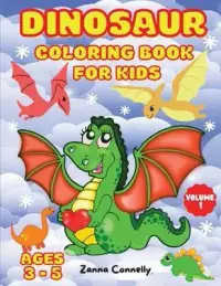 在飛比找博客來優惠-Dinosaur Coloring Book for Kid