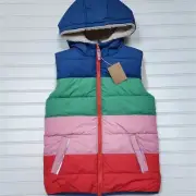 NWT Mini Boden Borg Mix Reversible Gilet Vest