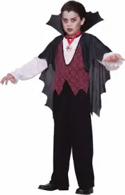 Vampire Costume Boy's Large (10-12) - Rubies Vampire Child Halloween Costume NEW