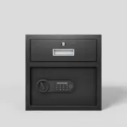 Steel Security Safe and Lock Box with Electronic Keypad Secure Cash ID Documents