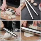 Dough Roller Metal Rolling Pin Pasta Rolling Pin Pizza Rolling Pin