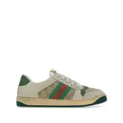 [Gucci] Gucci Sneaker Screener GG 7.5 US NEUTRALS/GREEN