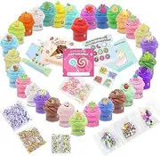 Yagiop Slime kit for Slime Party Favors for Kids,Slime Making kit for Girls Ages 8-12,Butter Slime Kit for Girls and Boys 30pack with Scent (30Pcs)
