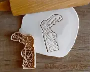Nike Art Michelangelo Winged Victory of Samothrace Sculpture Cookie Cutter