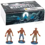 Mini Werewolve Figurines in Matchbox – 3-Piece Monster Toy Set by Archie McPhee