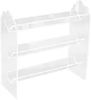 Vaveren Food Display Donut Serving Stand Rectangular Donut Holder 3 Tier Reusable Biscuit Holder for Anniversaries Weddings Party
