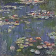 Claude Monet - Water Lilies Giclee Fine Art Print Reproduction on Canvas 36"