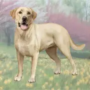 Labrador (Yellow Standing) Tabletop Drink Coaster (1)