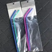 Snow Peak Festival 2022 Spring Limited Set Of 4 Titanium Straws