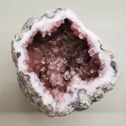 PINK AMETHYST - AUTHENTIC GEODE NATURAL CRYSTAL MINERAL ARGENTINA -330g