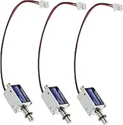 KOMBIUDA Mini Electromagnet Push Pull Solenoid 12v Linear Motion Solenoid Electromagnet for Vending