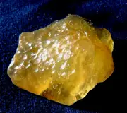 Libyan Desert Glass Meteorite Tektite impact specimen( 1430 ct)Dimples Best Gem