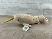 Realistic Narwhal Plush Wildlife Artists Approx 20” Long Stuffed Animal Toy