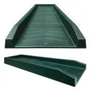 GREEN Splash Block Decorative Gutter Downspout Extension Splashguard Diverter
