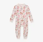 NWT Posh Peanut Ginger Posh Microfleece Jumpsuit I 14Y-16Y / Pink