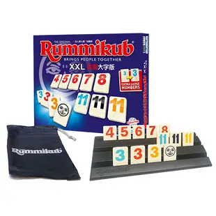 高雄松梅桌遊 以色列製  Rummikub XXL 拉密XXL大型版 中文版 正版桌遊 數字接龍遊戲