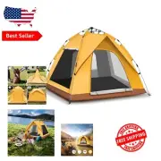 Effortless 4-Person Pop-Up Camping Tent – Quick Assembly & Excellent Ventilation