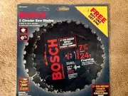 2-Bosch CB724AB 7-1/4" x 24 Teeth Framing Circular Saw Blade 5/8" Arbor USA