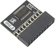 Jectse TPM 2.0 Module, Standalone Crypto Processor, 20Pin 2,10P, Replacement, Compatible with DDR4 Memory Module, for ASUS Desktop, Server